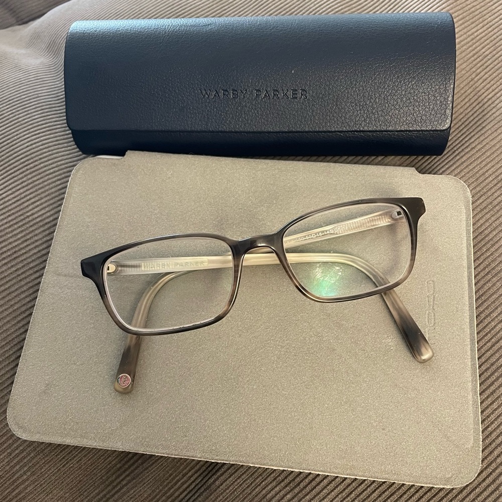 Warby Parker “Wilkie” Glasses In Greystone View 5